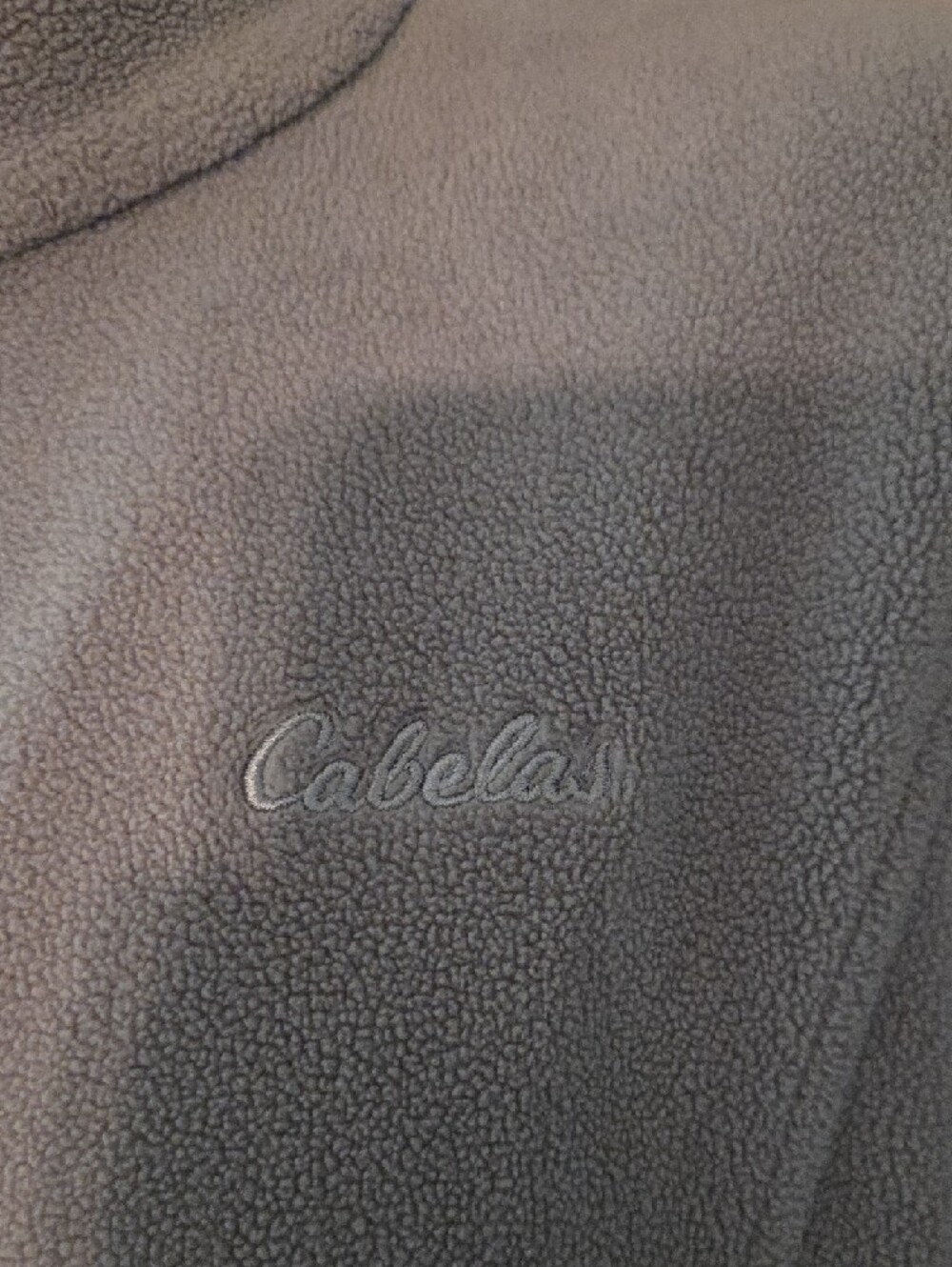 Cabela's Women's Medium Taupe Full-Zip Teddy Fleece Jacket - Picture 3 of 5